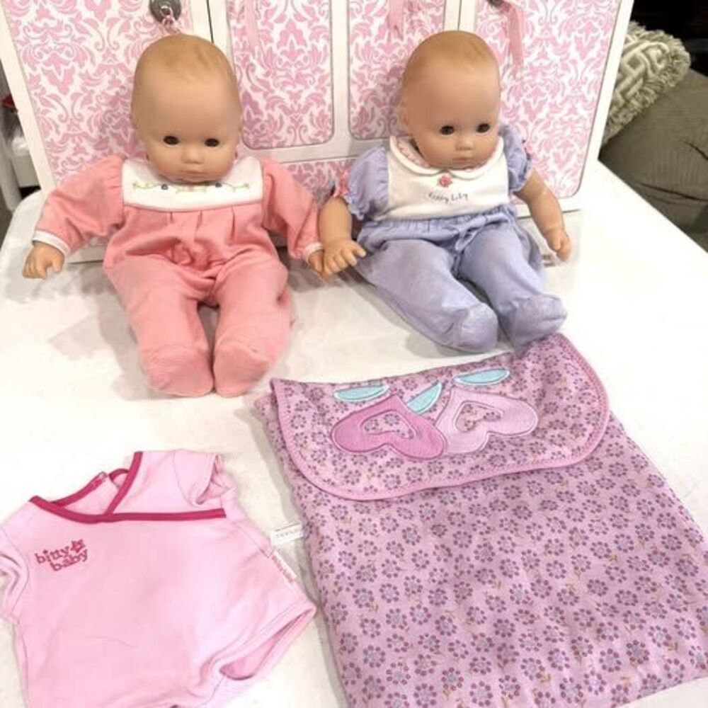 American Girl Bitty Baby doll w/ blonde hair, hazel eyes